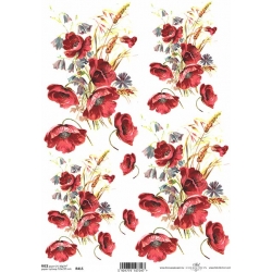 Papier ryżowy A4 R0415,maki